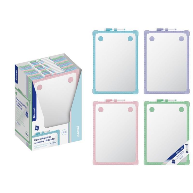 PIZARRA MAGNETICA PASTEL DOB CARA C/2 IMAN ROTULAD