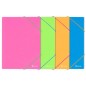 CARPETA GOMAS Y SOLAPAS PP A4 NEON