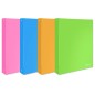 CARPETA PP 4 ANILLAS 25 MM NEON