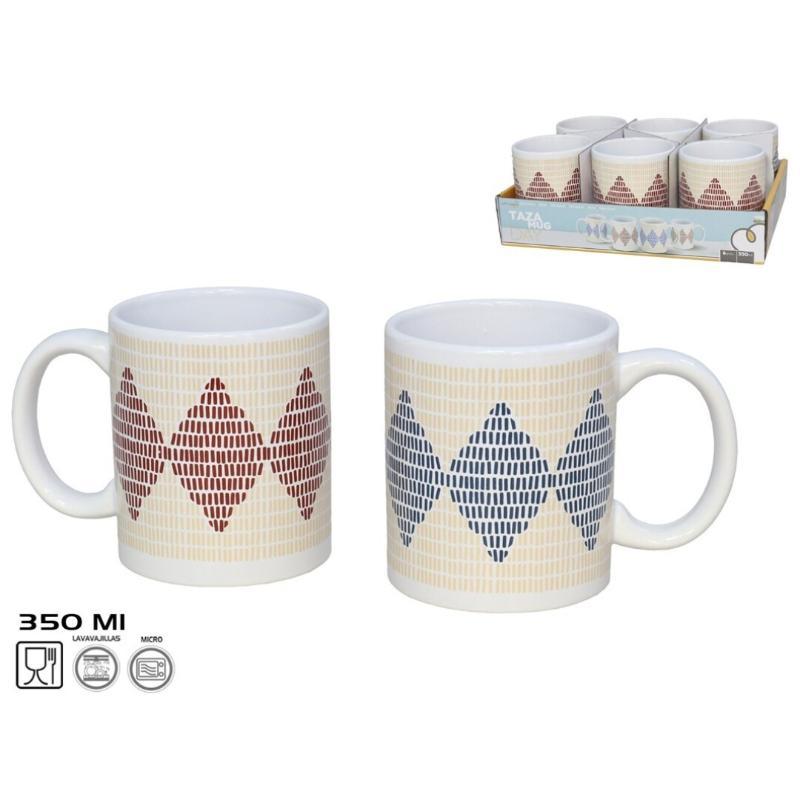 TAZA MUG 350 ML DAY 2 SURT GRES