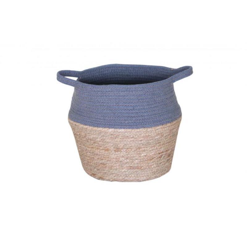 CEST IND CUERDA NAT/GRIS 27*29 CM