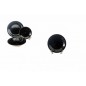 PLATO LOZA 19 CM NEGRO