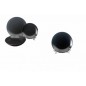 PLATO GRES 20 CM NEGRO