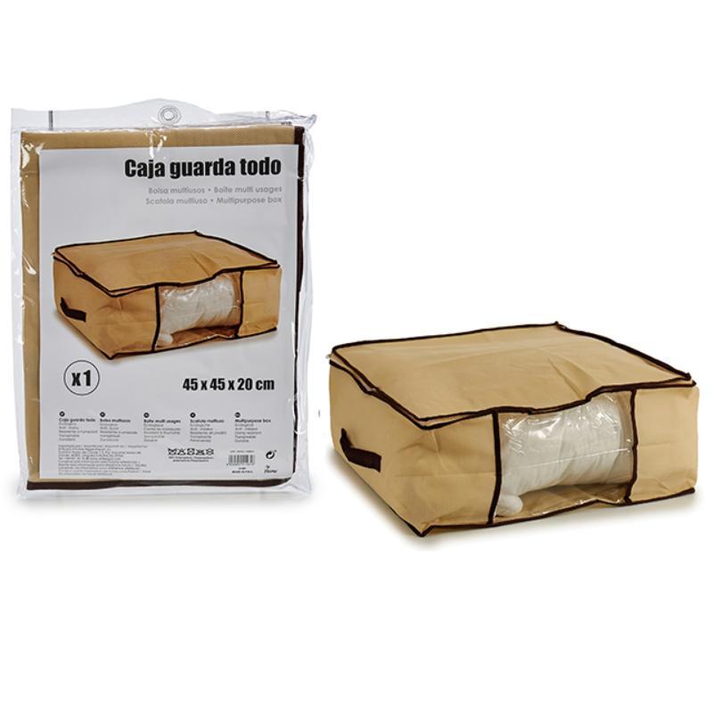 CAJA GUARDA TODO 45X45X20CM. COL.NATURAL