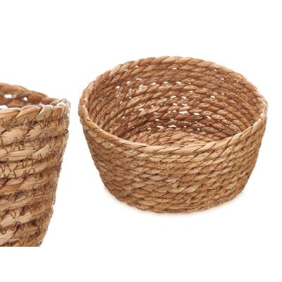 CESTO REDONDO 20 DIAM NATURAL 20 x 20 x 10 cm.