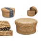 CESTO TAPA REDONDO GRD NATURAL 25 x 25 x 16 cm.