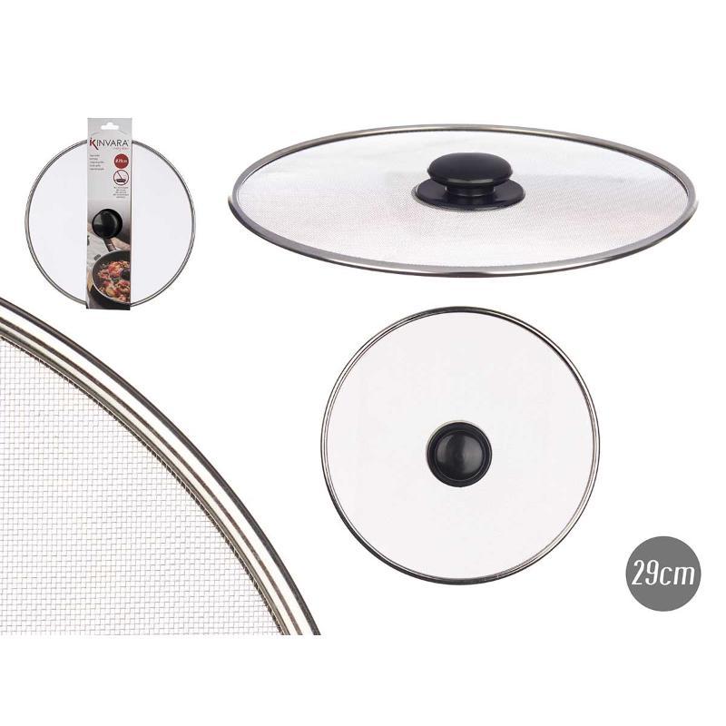 TAPA SARTEN ACERO REJILLA 29 CM