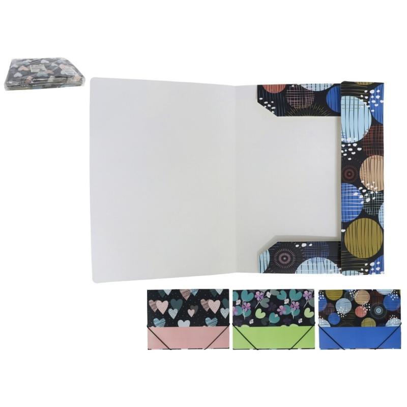 CARPETA SOLAPAS A4 GOMAS LOVE 3 SURT