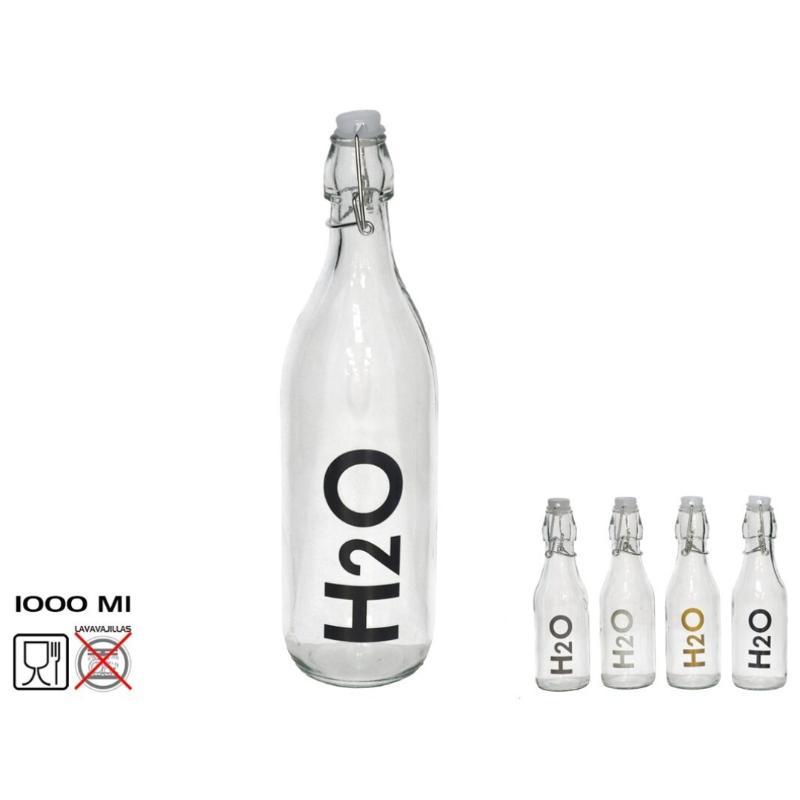 BOTELLA CRISTAL 1000 ML H2O