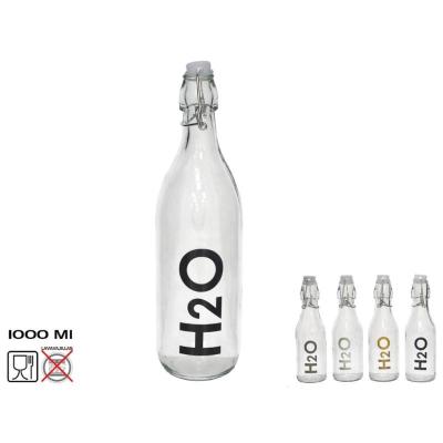 BOTELLA CRISTAL 1000 ML H2O