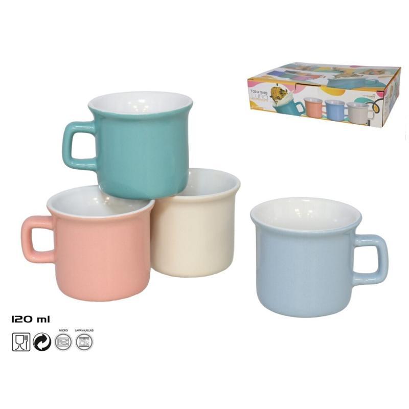 TAZA MUG GRES 120 ML LUNA