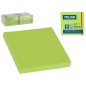 BLOC 100 NOTAS VERDE NEON 76X76 MM