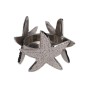 PORTAVELA ESTRELLAS 6X6X7 CM NIQUEL