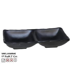 CUENCO TERRA DOBLE 17.5X8.7 CM BLACK