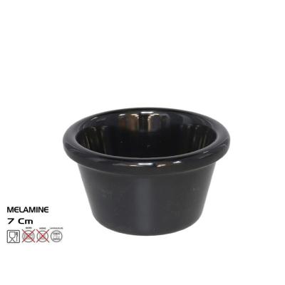 RAMEKIN 7 CM NEGRO - MELAMINA
