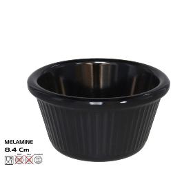 RAMEKIN 8.4 CM NEGRO MELAMINA