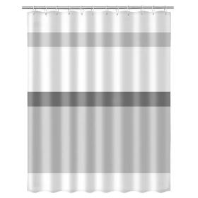 CORTINA BAÑO BANDS 2 POLIESTER 180X200 CM