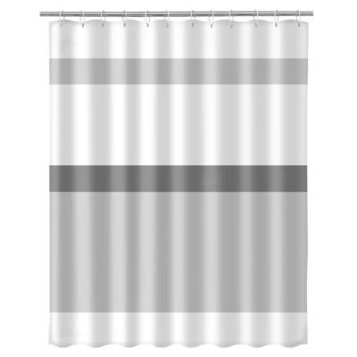 CORTINA BAÑO BANDS 2 POLIESTER 180X200 CM