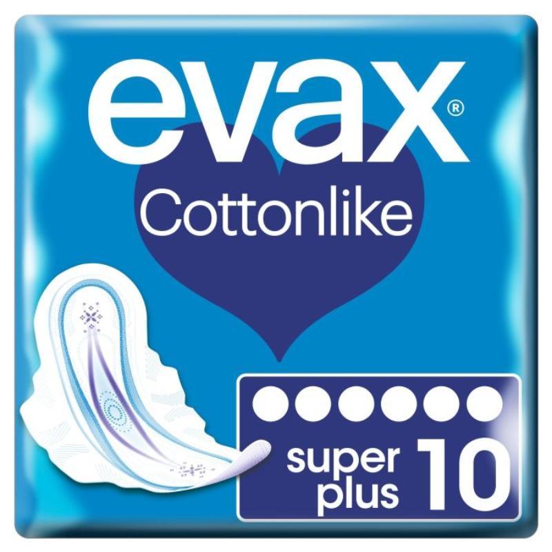 EVAX COTTONLIKE COMPRESAS ALAS STAR 10 UDS SUPER ALAS
