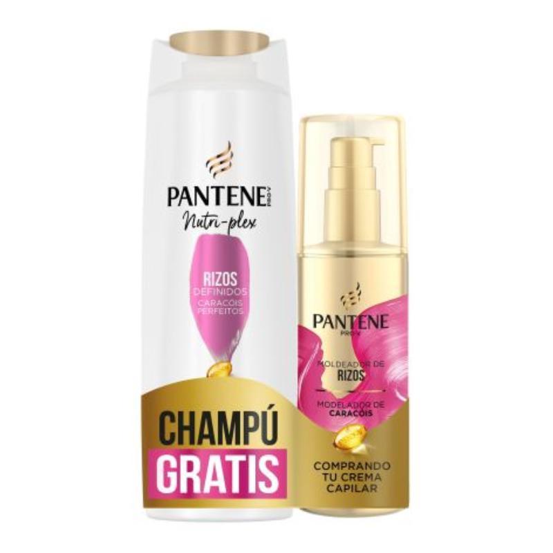 PANTENE CHAMPU 225 ML + MOLDEADOR DE RIZOS 125 ML