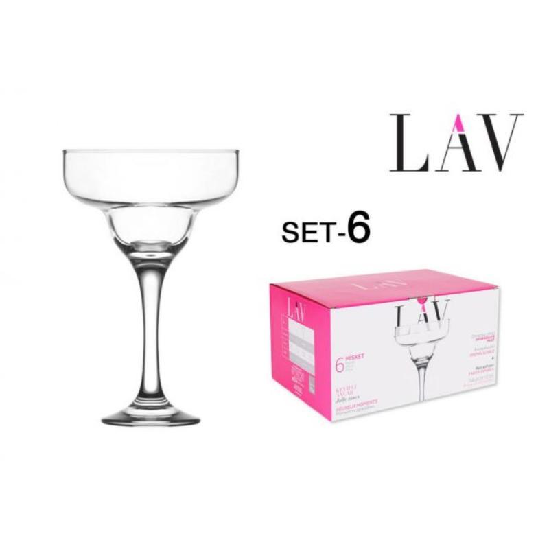SET 6 COPAS MARGARITA 300 CC
