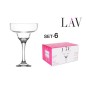SET 6 COPAS MARGARITA 300 CC