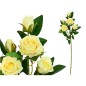 VARA ROSAS X 5 -66 CM AMARILLO