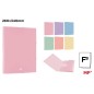 CARPETA CON SOLAPA Y GOMA Fº PASTEL SURTIDO