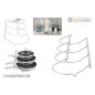 ESTANTE 3 NIVELES METAL GREY 26X25 CONFORTIME