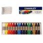 ESTUCHE 15 CERAS MANLEY COLORES SURTIDOS