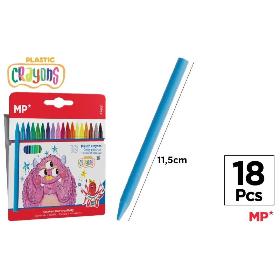 CERA PLASTICA KIDS 18 UDS