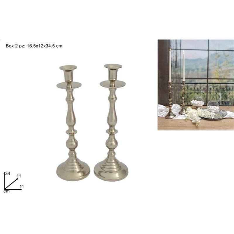 CANDELABROS SET 2 PIEZAS 34 CM