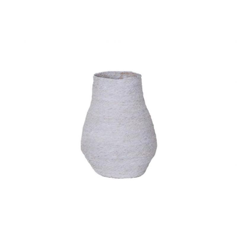 FLORERO RAFIA 39X53 BLANCO