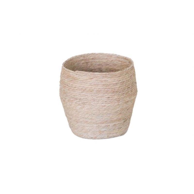 MACETA RAFIA 32X30 NATURAL