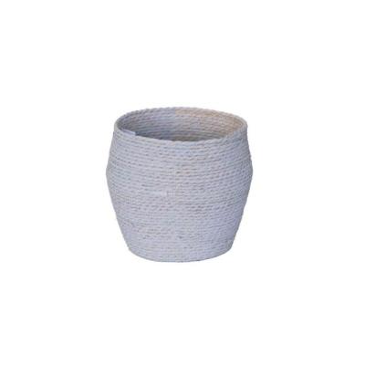 MACETA RAFIA 32X30 GRIS