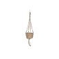 MACETA C/CUERDA RAFIA 17*12 (120 CM ) NATURAL