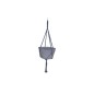 MACETA C/CUERDA RAFIA 23*12 (120 CM ) GRIS