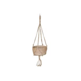 MACETA C/CUERDA RAFIA 26X16 (120 CM) NATURAL