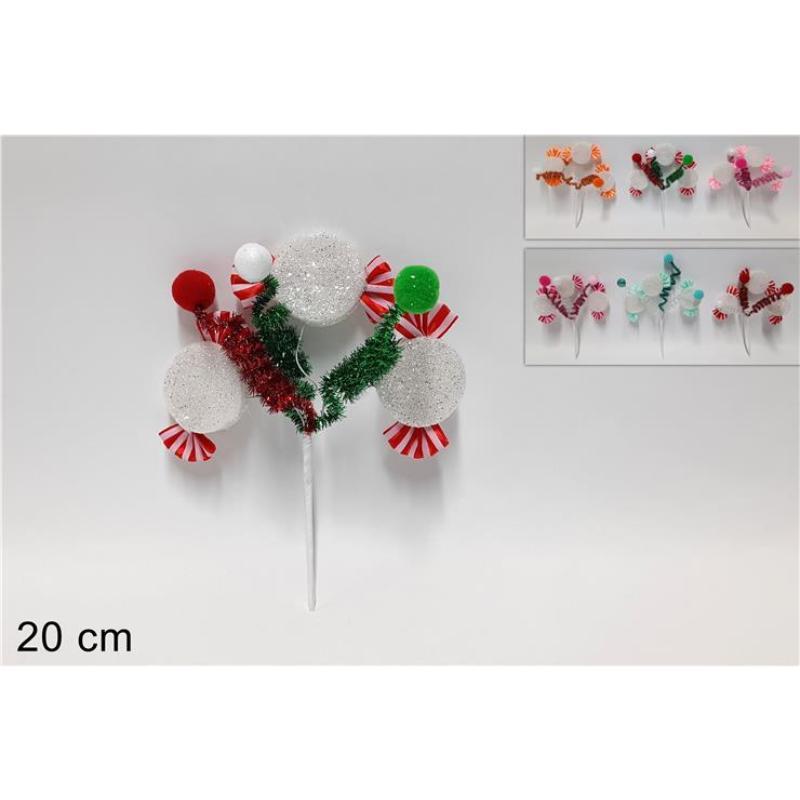PALITO CON CARAMELOS 20 CM 6 COL