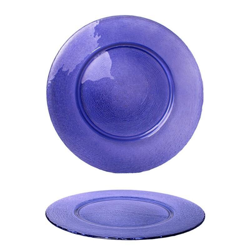 BAJOPLATO VINILO AZUL 33 CM