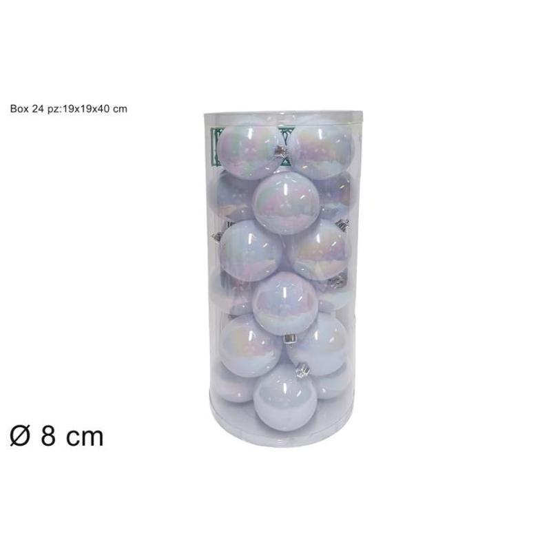 BOLA 8 CM SET 24 PZ