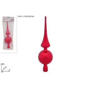 PUNTA 25 CM BRILLANTE ROJO