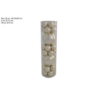 SET 32 BOLITAS CHAMPAGNE