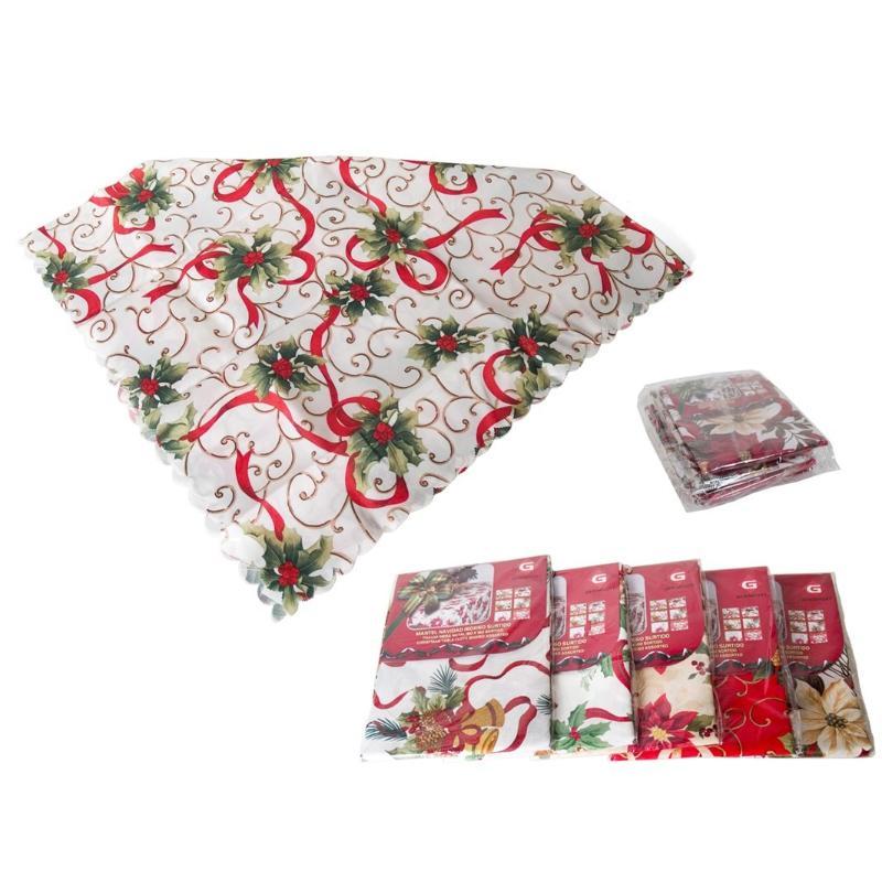 MANTEL NAVIDAD 120X150 CM 6 SURTIDOS