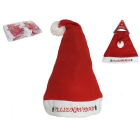 GORRO PAPA NOEL FELIZ NAVIDAD ADULTO