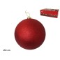 BOLA DE NAVIDAD PROFUNDIS ROJO 20 CM
