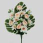 RAMO ROSA CINIA X18 FRONTAL 60 CM SALMON
