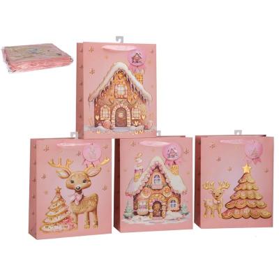 BOLSA REGALO C/ASAS DEC 4 SRT PIERA 42X30X12 CM