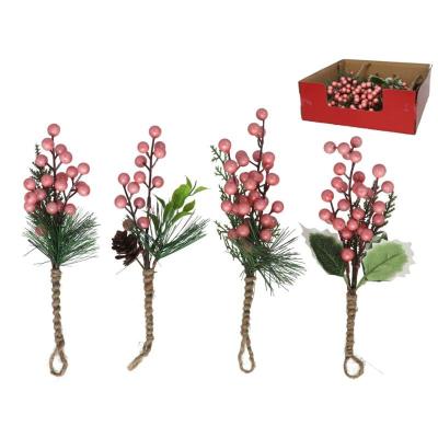 VARA BAYAS ROSAS 27 CM 4STD