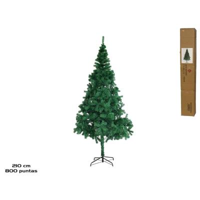 ARBOL DE NAVIDAD 800 PUNTAS 210 CM